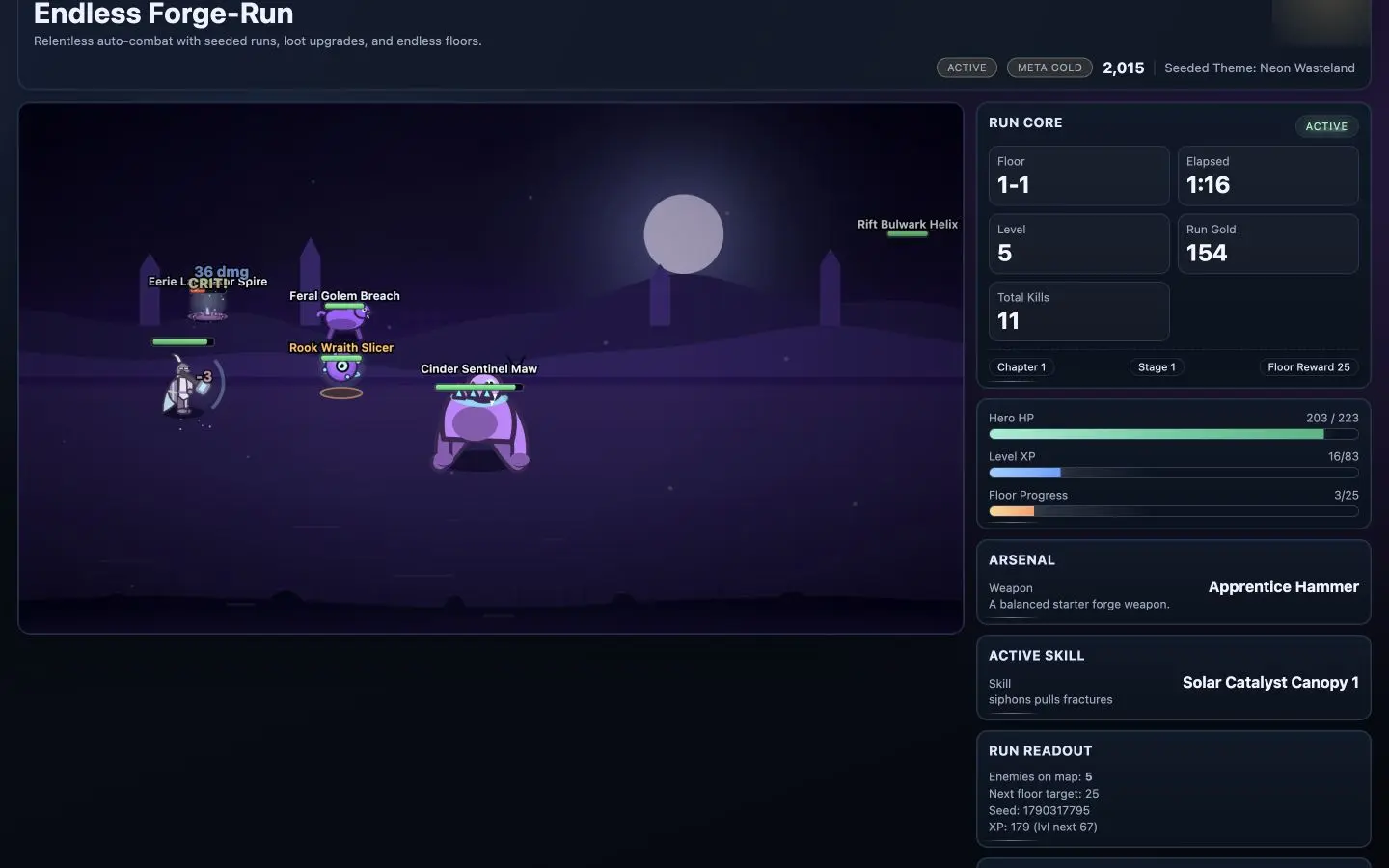 Endless Forge-Run screenshot
